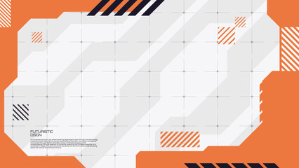 Modern tech futuristic background design with geometric shapes
