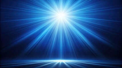 Obraz premium Dark blue background with glow particle abstract light rays, dark blue, glow, particle, abstract, background, light rays