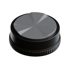 3d illustration of coffee shop. 3d icon of Smoothing Tamper. 3d elements