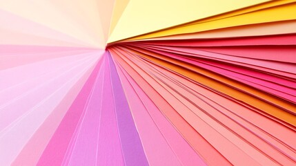 Abstract colorful gradient light rays in dynamic spectrum for visual impact : Generative AI