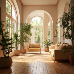 自然光が差し込むリラックス空間