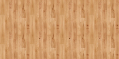 Fototapeta premium Seamless Pattern Texture Background: A close-up, top-down view of light hardwood flooring, filling the entire frame