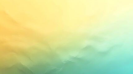 A serene gradient background in soft yellow and turquoise hues, creating a calming and peaceful atmosphere perfect for various design applications.
