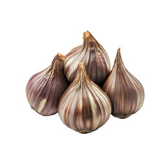 Obraz premium Closeup of Black Garlic Bulbs