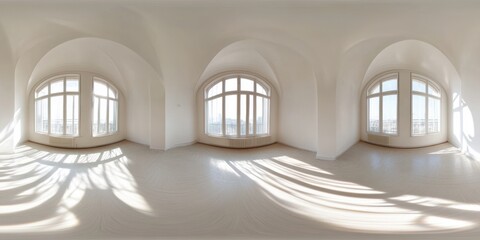 Empty Room with Windows.