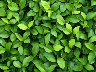 Obraz premium Vibrant Green Leafy Foliage with Rich Textures and Natural Patterns : Generative AI