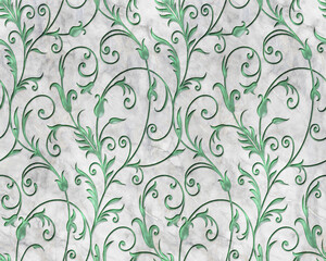  Vintage tiles intricate details for a decorative look. Ceramic paint floor, ornament Collection Patchwork
