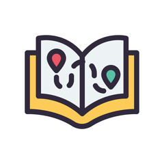 book map filled style