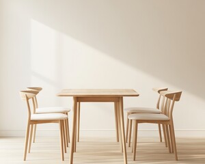 Minimalist Dining Room.