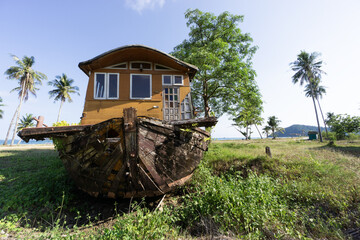 Decommissioned hotel now derelict and called ghost ship my locals