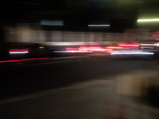 Fototapeta premium Abstract light art background with dynamic movement is the result of light painting photography capturing speed and energy with elegant lines of light.