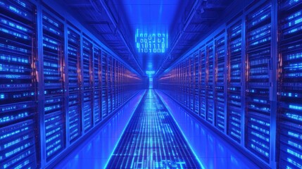 Server Room Data Center.