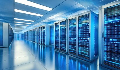 Server Room Data Center.