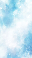 Abstract background with white and blue gradient, creating serene and calming atmosphere. soft hues blend seamlessly, evoking sense of tranquility and peace