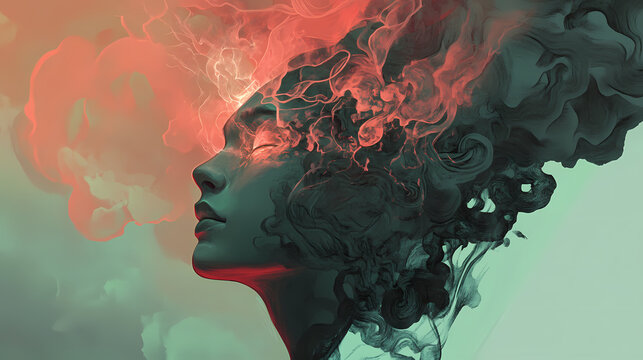 A shapeshifter remains elusive, constantly changing forms. Shapeshifter. Illustration