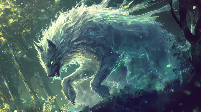 A shapeshifter remains elusive, constantly changing forms. Shapeshifter. Illustration