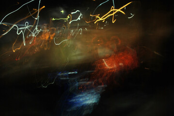 abstract background with lamp light