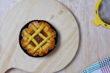 Close-up of Nastar Basket Pineapple Pie