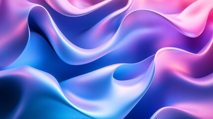 Obraz premium Abstract Purple and Blue Wavy Texture Background