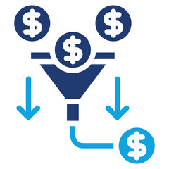 Obraz premium Sales Funnel Icon