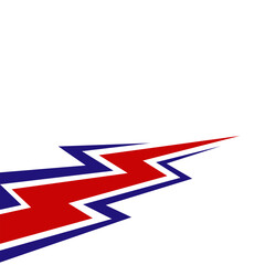 Side car body vector stripes decal