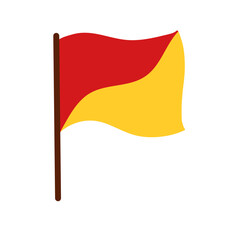 Semaphore code with flag vector © Hashslingingslasher