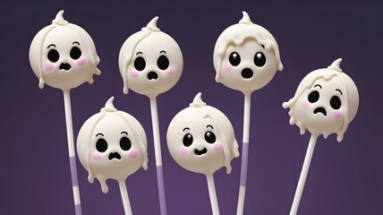 Obraz premium Silhouetted ghost sticks rise dramatically against a bold purple backdrop.