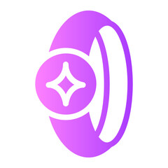 magic ring Gradient icon