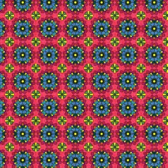 seamless background with flowers