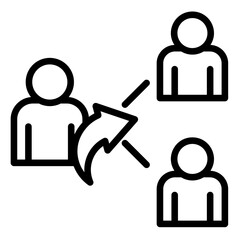 Fototapeta premium Referral Icon