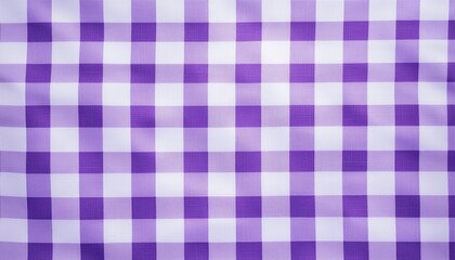 Fototapeta premium Pattern purple and white square seamless fabric paint