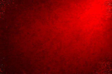red background