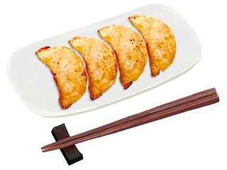 揚げ餃子（箸付き）