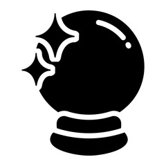 crystal ball Solid icon