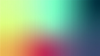 A soft gradient background transitioning from warm yellow and orange tones on the left to cool teal and blue shades on the right, with hints of red in the center