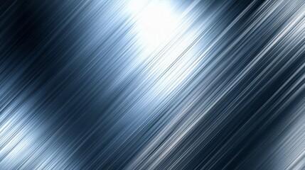 Polished Steel Background with Soft Focus Lighting