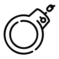 handcuffs Line Icon