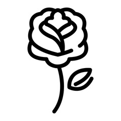 flower Line Icon