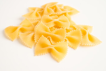 Pasta noodles for cooking Italian food.