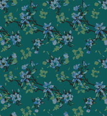 abstract, vector, monochrome, big flowers, all over textiles design, illustration digital image can be used for wrapping paper