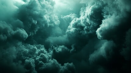 Fototapeta premium Soft Focus Clouds Under Ethereal Skies