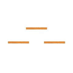 Wooden wall self decoration