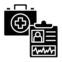Fototapeta premium Case Management Icon