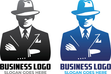 Mafia Gangster Logo Concept Template