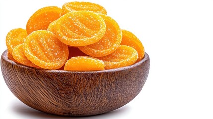A photostock of jalebi sweets on a white background, bright and golden.