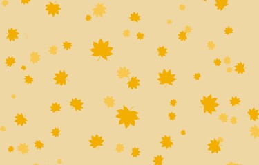 autumn leaves seamless pattern