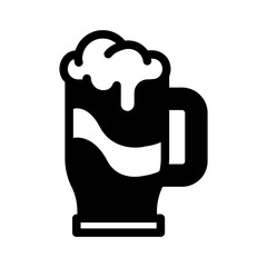 beer glass glyph style