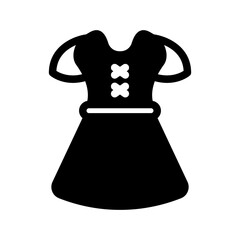 dirndl dress glyph style
