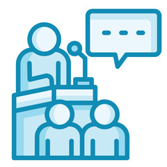 Public Speaking Icon