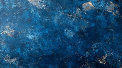 Fototapeta premium Dark blue background with distressed vintage marbled texture – elegant retro design featuring subtle swirls and aged appearance perfect for creative projects